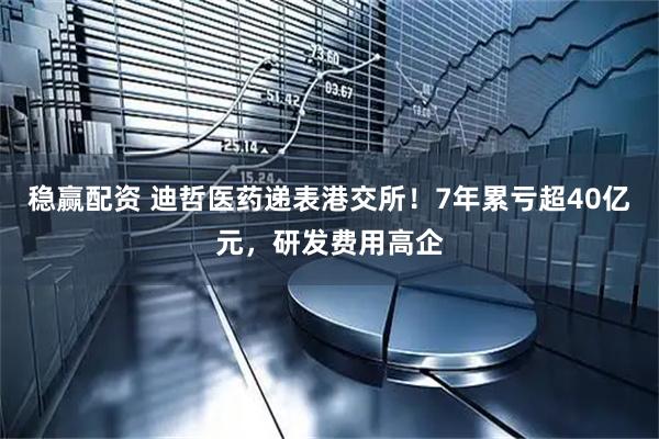 稳赢配资 迪哲医药递表港交所！7年累亏超40亿元，研发费用高企